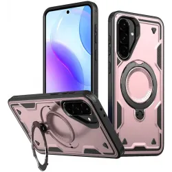 Phonesta MagLock Armor Back Cover hoesje met ring en MagSafe voor Samsung Galaxy A36/A56 - Roségoud