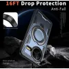 Phonesta MagLock Armor Back Cover hoesje met ring en MagSafe voor Xiaomi Poco F7 Pro/F7 Ultra - Donkerblauw 4