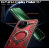 Phonesta MagLock Armor Back Cover hoesje met ring en MagSafe voor Xiaomi Poco F7 Pro/F7 Ultra - Rood 6