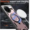 Phonesta MagLock Armor Back Cover hoesje met ring en MagSafe voor Xiaomi Poco F7 Pro/F7 Ultra - Roségoud 3