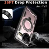 Phonesta MagLock Armor Back Cover hoesje met ring en MagSafe voor Xiaomi Poco F7 Pro/F7 Ultra - Roségoud 4