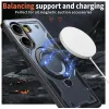 Phonesta MagLock Armor Back Cover hoesje met ring en MagSafe voor Xiaomi Poco X7 Pro - Donkerblauw 2