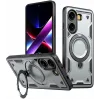 Phonesta MagLock Armor Back Cover hoesje met ring en MagSafe voor Xiaomi Poco X7 Pro - Grijs 0