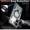 Phonesta MagLock Armor Back Cover hoesje met ring en MagSafe voor Xiaomi Poco X7 Pro - Grijs 3