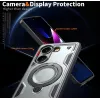 Phonesta MagLock Armor Back Cover hoesje met ring en MagSafe voor Xiaomi Poco X7 Pro - Grijs 5