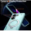 Phonesta MagLock Armor Back Cover hoesje met ring en MagSafe voor Xiaomi Poco X7 Pro - Lichtblauw 6