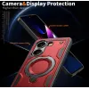 Phonesta MagLock Armor Back Cover hoesje met ring en MagSafe voor Xiaomi Poco X7 Pro - Rood 6