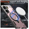 Phonesta MagLock Armor Back Cover hoesje met ring en MagSafe voor Xiaomi Poco X7 Pro - Roségoud 2