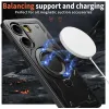 Phonesta MagLock Armor Back Cover hoesje met ring en MagSafe voor Xiaomi Poco X7 Pro - Zwart 2