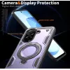 Phonesta MagLock Armor Back Cover hoesje met ring en MagSafe voor Xiaomi Redmi A5 171.7mm - Paars 6