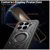 Phonesta MagLock Armor Back Cover hoesje met ring en MagSafe voor Xiaomi 15T Pro - Zwart 5