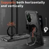 Phonesta MagLock Armor Back Cover hoesje met ring en MagSafe voor Xiaomi Poco F7 - Zwart 1