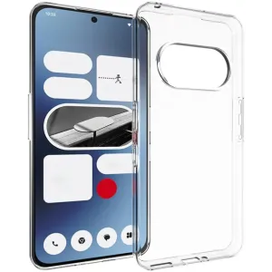 Phonesta Pure Clear Silicone Back Cover hoesje voor Nothing Phone (3a) - Transparant
