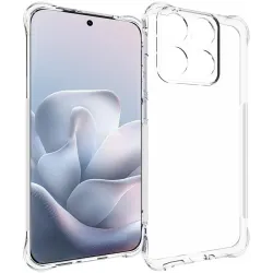 Phonesta Pure Shockproof Silicone Back Cover hoesje voor Motorola Edge 70 Fusion - Transparant