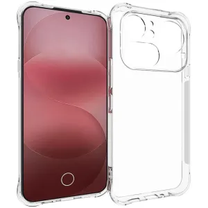 Phonesta Pure Shockproof Silicone Back Cover hoesje voor Nothing Phone (4a) Pro - Transparant