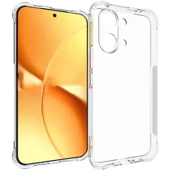 Phonesta Pure Shockproof Silicone Back Cover hoesje voor Xiaomi Poco X8 Pro Max - Transparant