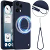 Phonesta Royale Liquid Silicone Back Cover hoesje met MagSafe voor Nothing Phone (3a) Lite - Donkerblauw