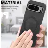 Phonesta Retro Vegan Leather MagSafe Back Cover hoesje voor Google Pixel 9 Pro XL - Blauw 7