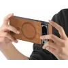 Phonesta Retro Vegan Leather MagSafe Back Cover hoesje voor Google Pixel 9 Pro XL - Bruin 3