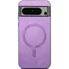 Phonesta Retro Vegan Leather MagSafe Back Cover hoesje voor Google Pixel 9 Pro XL - Paars 2
