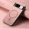 Phonesta Retro Vegan Leather MagSafe Back Cover hoesje voor Google Pixel 9 Pro XL - Roze 1