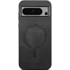 Phonesta Retro Vegan Leather MagSafe Back Cover hoesje voor Google Pixel 9 Pro XL - Zwart 2