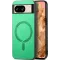 Phonesta Retro Vegan Leather MagSafe Back Cover hoesje voor Google Pixel 9 / 9 Pro - Groen
