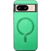 Phonesta Retro Vegan Leather MagSafe Back Cover hoesje voor Google Pixel 9 / 9 Pro - Groen 3