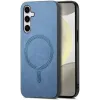 Phonesta Retro Vegan Leather MagSafe Back Cover hoesje voor Samsung Galaxy S25 Plus/S24 Plus - Blauw 2