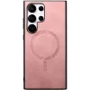 Phonesta Retro Vegan Leather MagSafe Back Cover hoesje voor Samsung Galaxy S25 Ultra - Roze 5