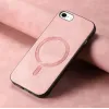 Phonesta Retro Vegan Leather MagSafe Back Cover hoesje voor Apple iPhone 17e/16e - Roze 3