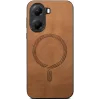 Phonesta Retro Vegan Leather MagSafe Back Cover hoesje voor Xiaomi Poco X7 Pro - Bruin 2