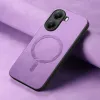Phonesta Retro Vegan Leather MagSafe Back Cover hoesje voor Xiaomi Poco X7 Pro - Paars 3