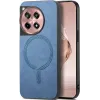 Phonesta Retro Vegan Leather MagSafe Back Cover hoesje voor OnePlus 12R - Blauw