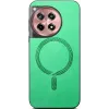 Phonesta Retro Vegan Leather MagSafe Back Cover hoesje voor OnePlus 12R - Groen 2