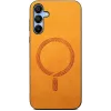 Phonesta Retro Vegan Leather MagSafe Back Cover hoesje voor Samsung Galaxy A16 - Oranje 2