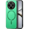 Phonesta Retro Vegan Leather MagSafe Back Cover hoesje voor Oppo Find X8 Pro - Groen