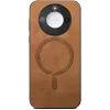 Phonesta Retro Vegan Leather MagSafe Back Cover hoesje voor HONOR Magic7 Pro - Bruin 2