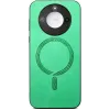 Phonesta Retro Vegan Leather MagSafe Back Cover hoesje voor HONOR Magic7 Pro - Groen 2
