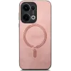 Phonesta Retro Vegan Leather MagSafe Back Cover hoesje voor Oppo Reno13 - Roze 2