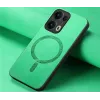 Phonesta Retro Vegan Leather MagSafe Back Cover hoesje voor Oppo Reno13 Pro - Groen 4