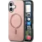 Phonesta Retro Vegan Leather MagSafe Back Cover hoesje voor Apple iPhone 16 - Roze