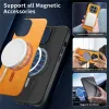 Phonesta Retro Vegan Leather MagSafe Back Cover hoesje voor Xiaomi Redmi Note 14 Pro Plus - Zwart 9