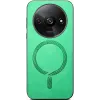 Phonesta Retro Vegan Leather MagSafe Back Cover hoesje voor Xiaomi Redmi A3 - Groen 3