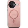 Phonesta Retro Vegan Leather MagSafe Back Cover hoesje voor Xiaomi Poco F7 Pro - Roze 2
