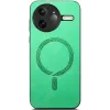 Phonesta Retro Vegan Leather MagSafe Back Cover hoesje voor Xiaomi Poco F7 Ultra - Groen 2