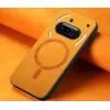 Phonesta Retro Vegan Leather MagSafe Back Cover hoesje voor Nothing Phone (3a) - Oranje 4