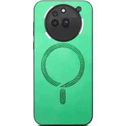 Phonesta Retro Vegan Leather MagSafe Back Cover hoesje voor Nothing Phone (3a) Pro - Groen