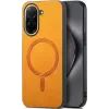 Phonesta Retro Vegan Leather MagSafe Back Cover hoesje voor Xiaomi Redmi A5 171.7mm - Oranje