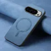 Phonesta Retro Vegan Leather MagSafe Back Cover hoesje voor Google Pixel 10 Pro XL - Blauw 3